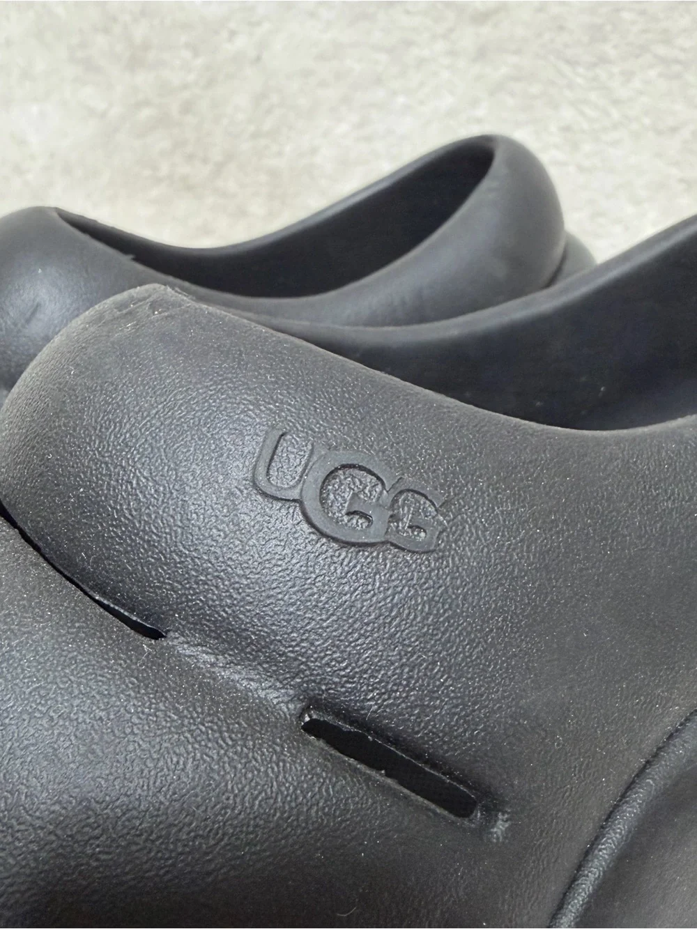 UGG Sport Yeah Clog slip-on shoes in black size 8